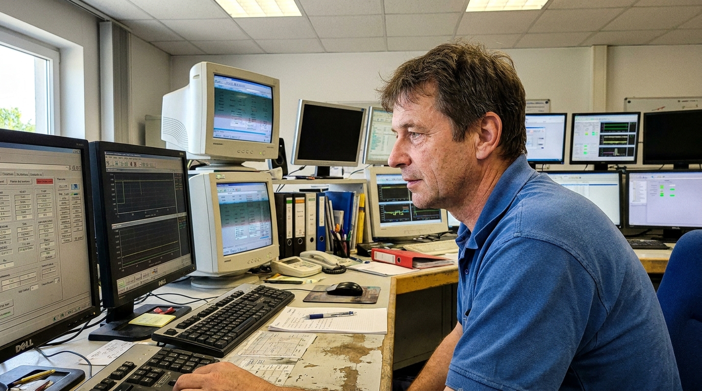 Scène du quotidien dans le secteur énergie