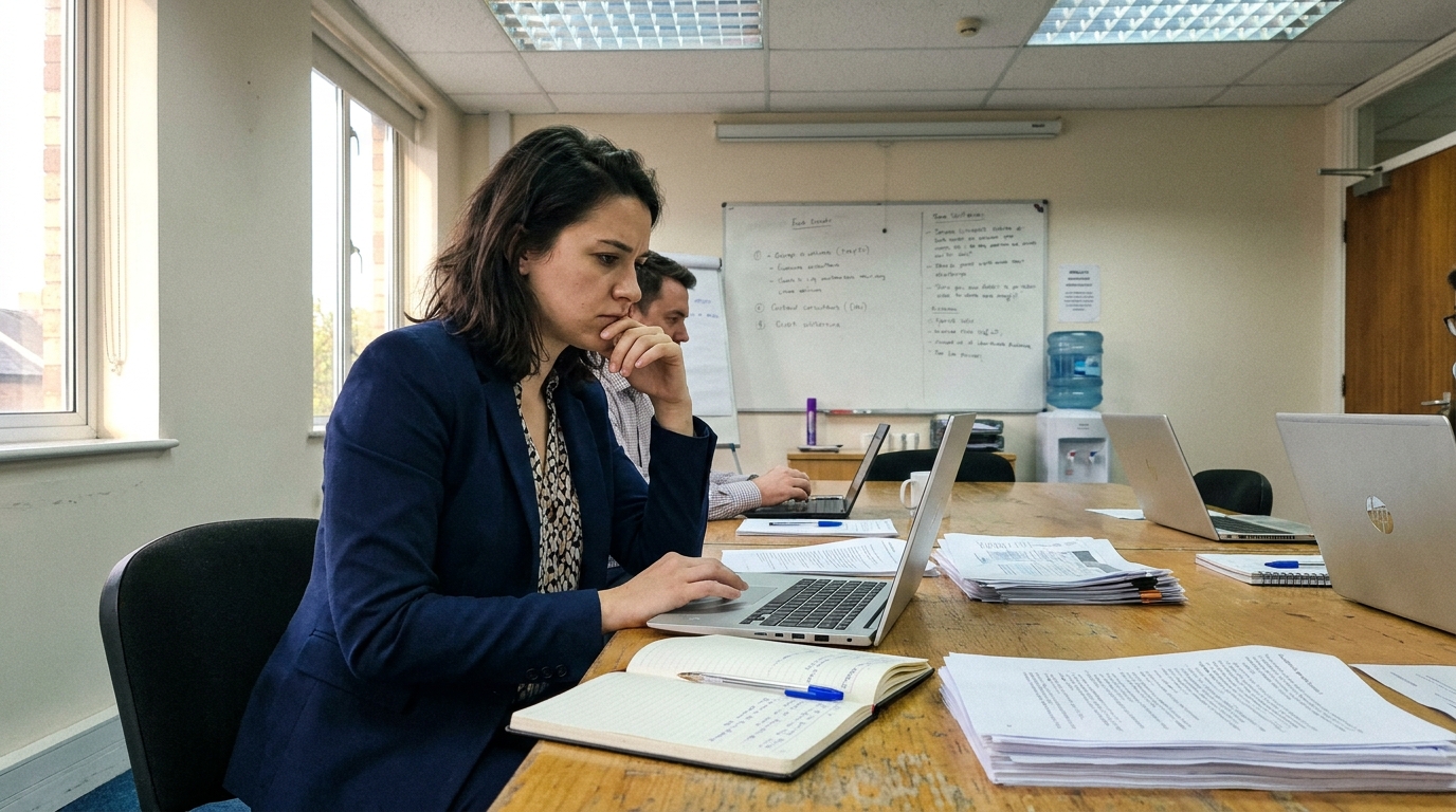 Scène du quotidien dans le secteur conseil